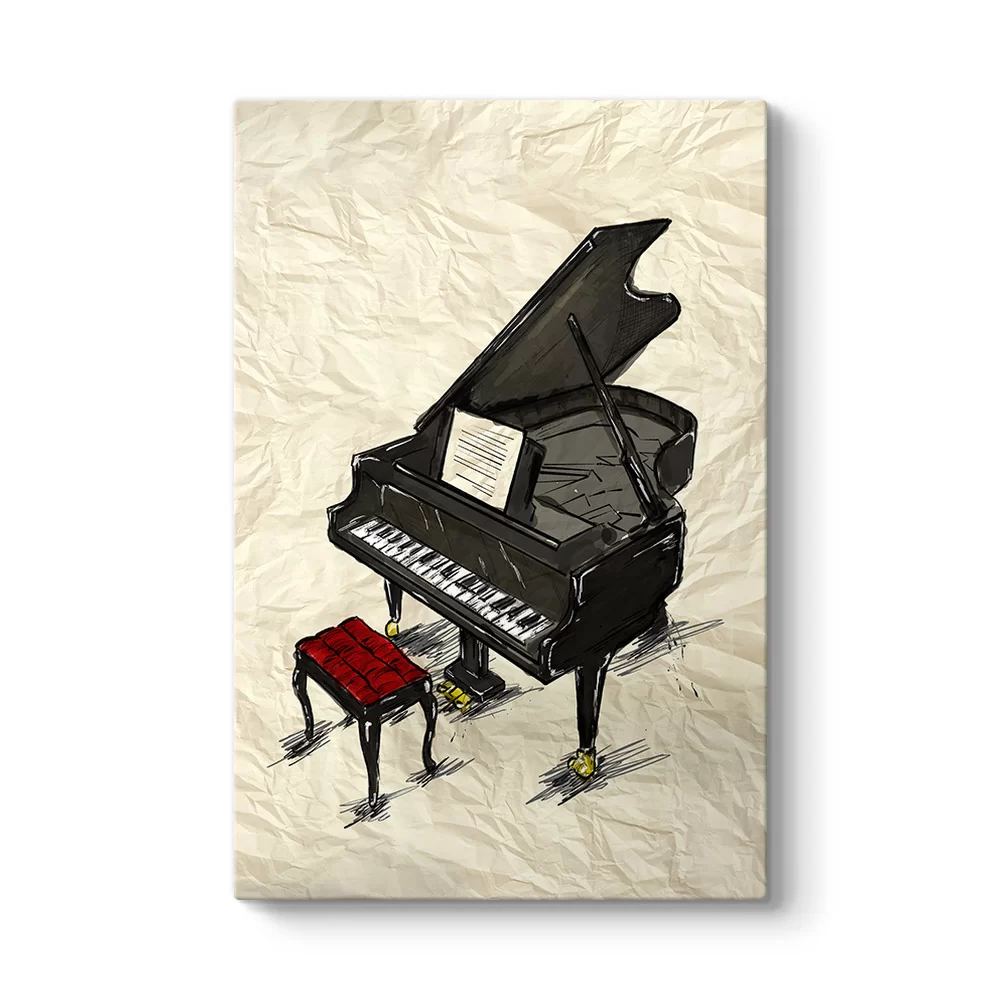 Piano Dekoratif Tablo - Model 2